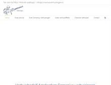 Tablet Screenshot of comeniusverhuizingen.nl